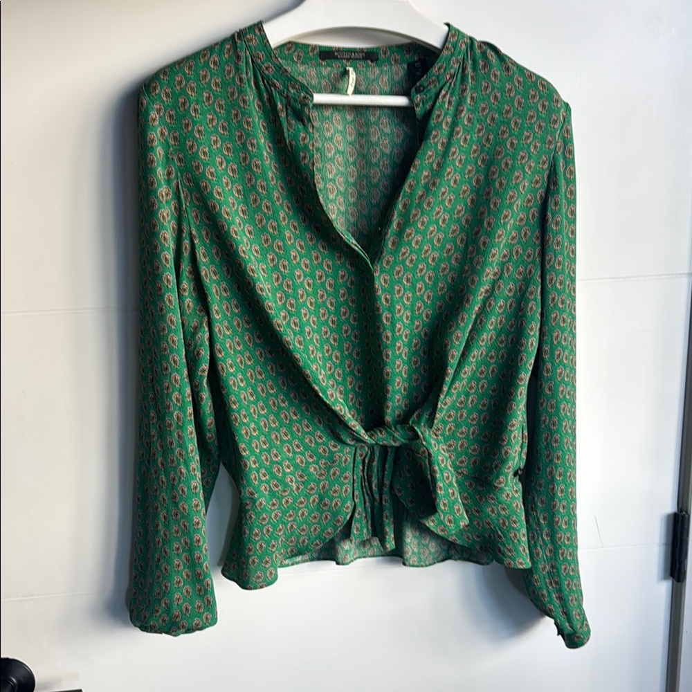 Green Boho Women's Top